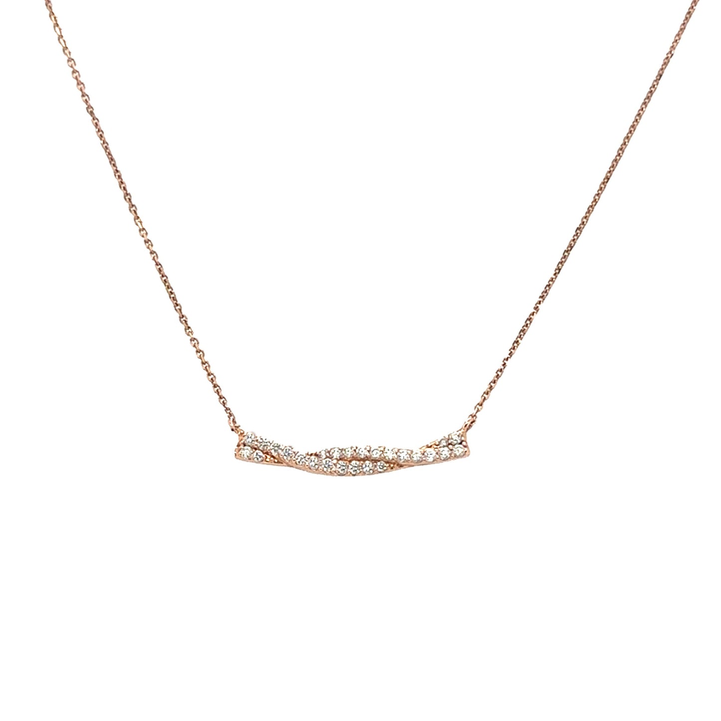 Diamond Twist Necklace