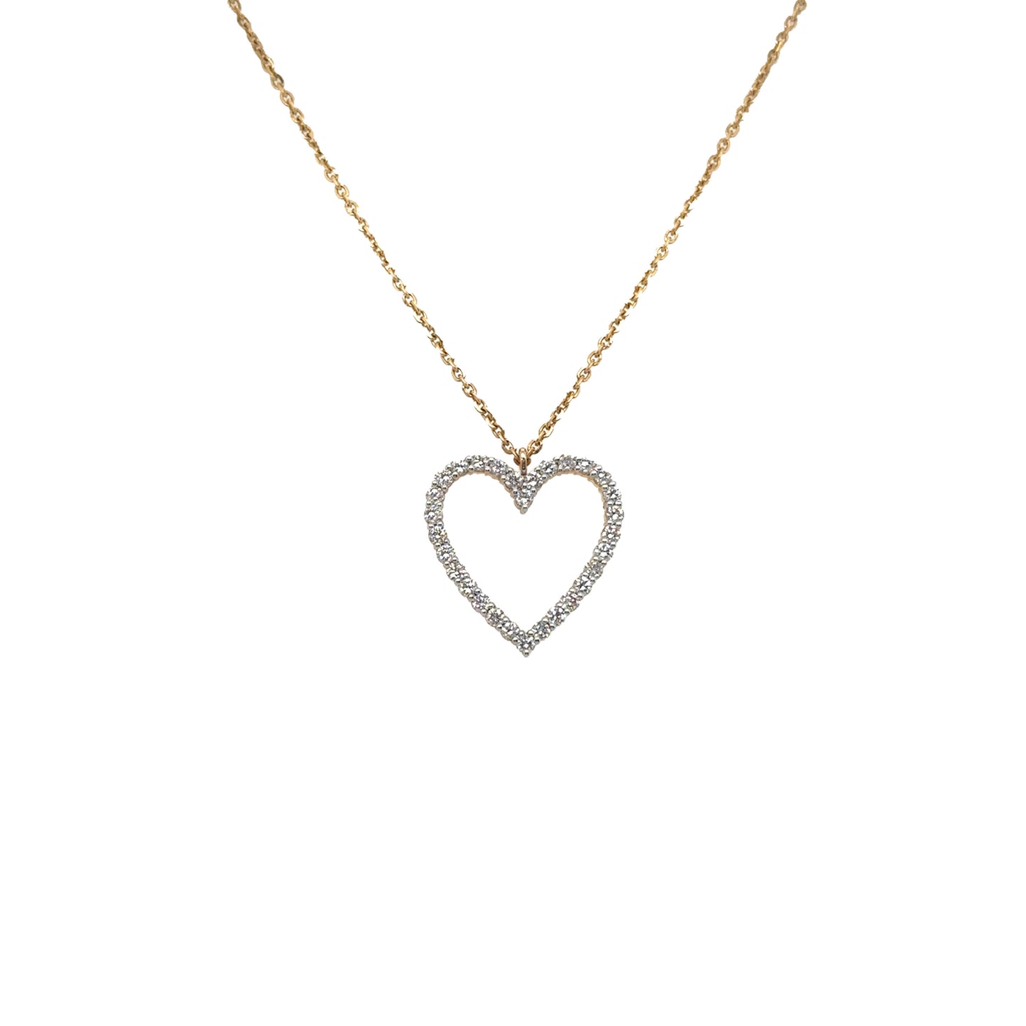 Diamond Heart Diamond Necklace