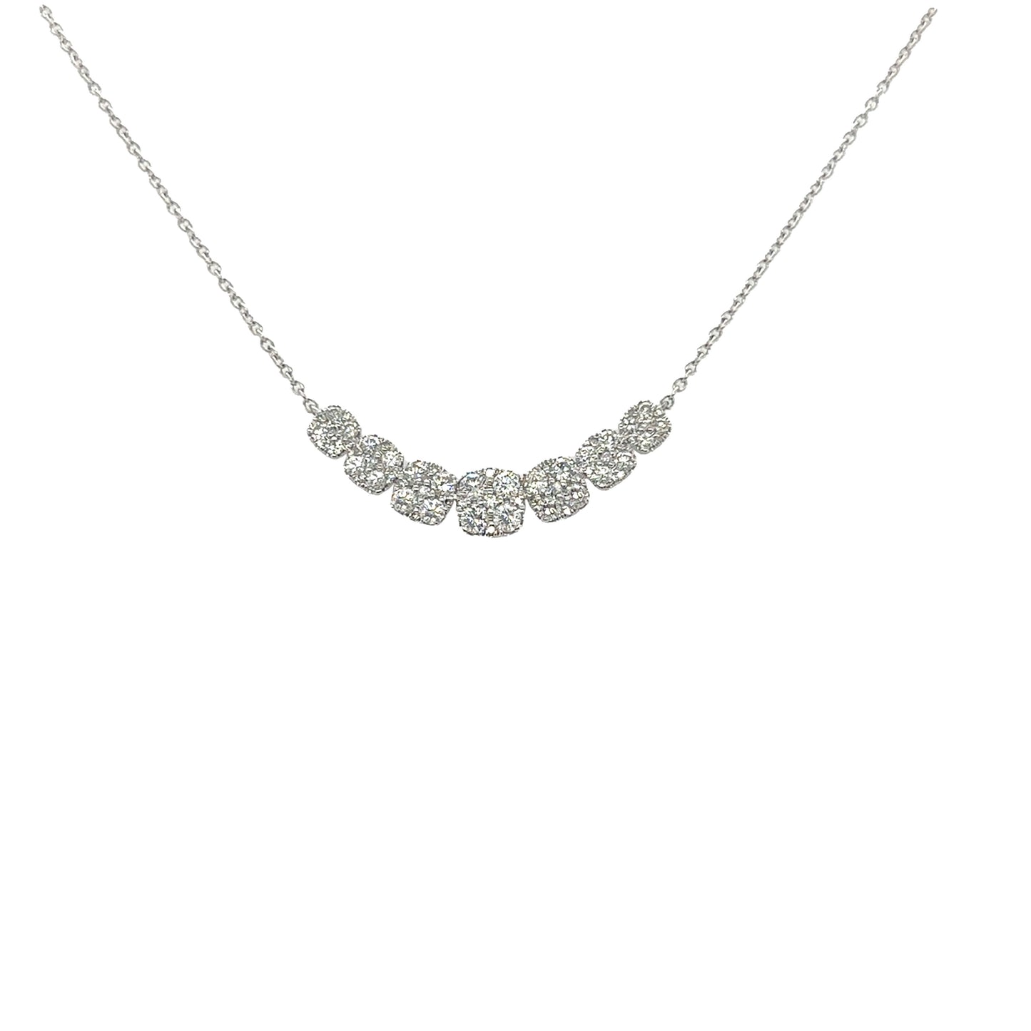 Cushion Style Bar Necklace