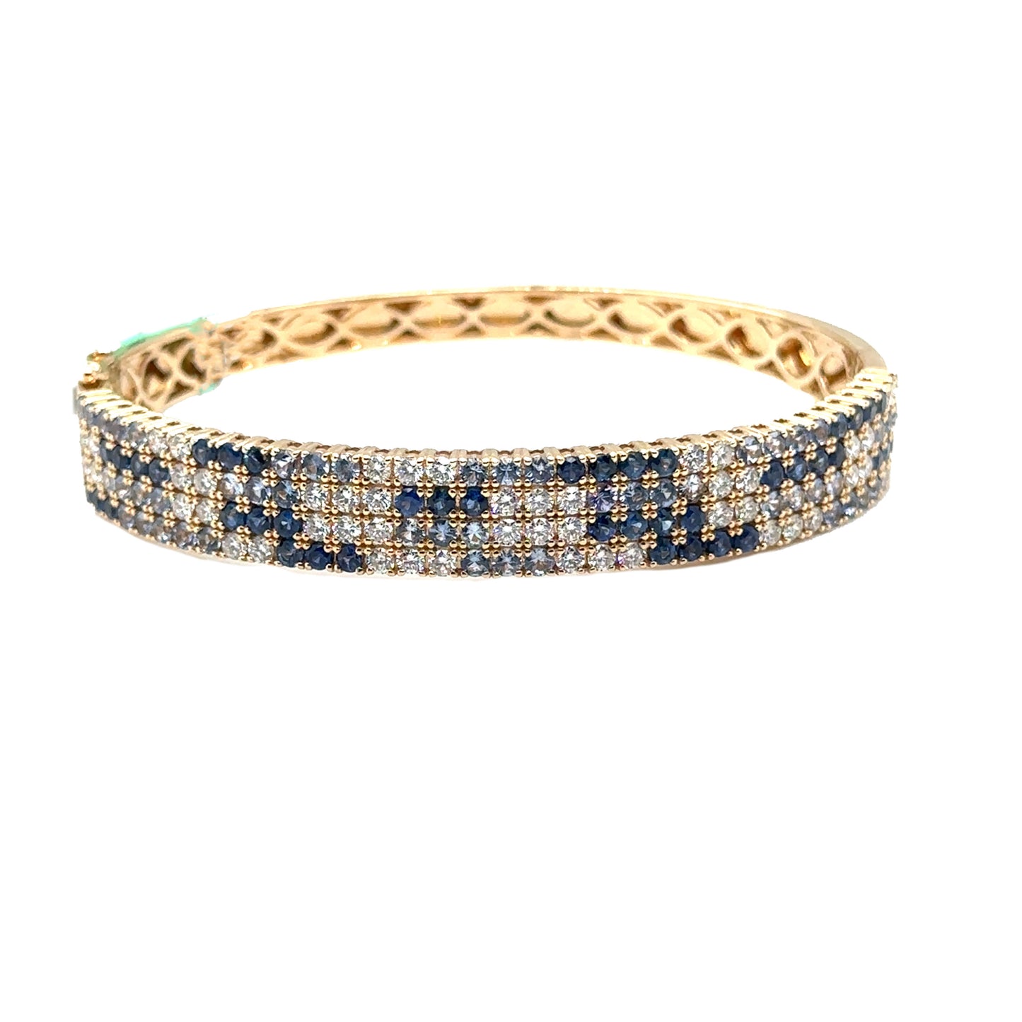 Diamond and Sapphire Bangle