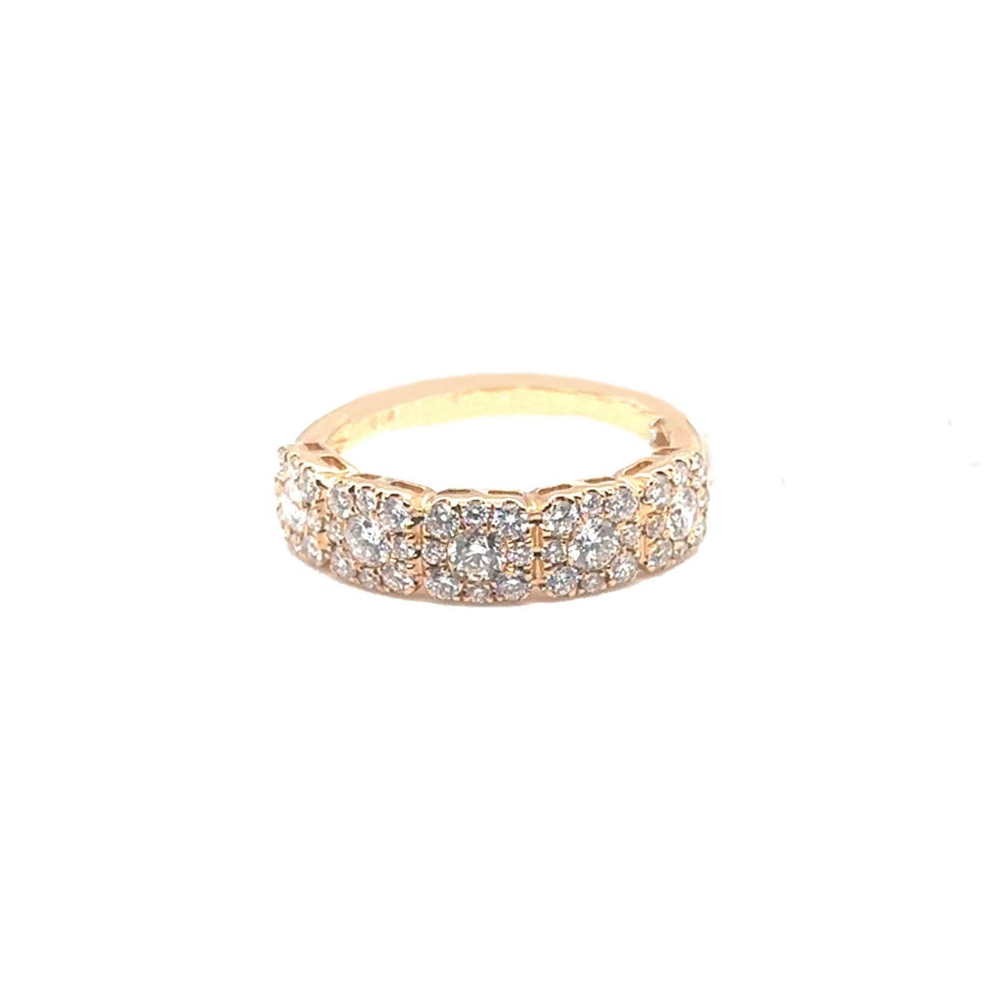 Diamond Eternity Band with Square Halo's
