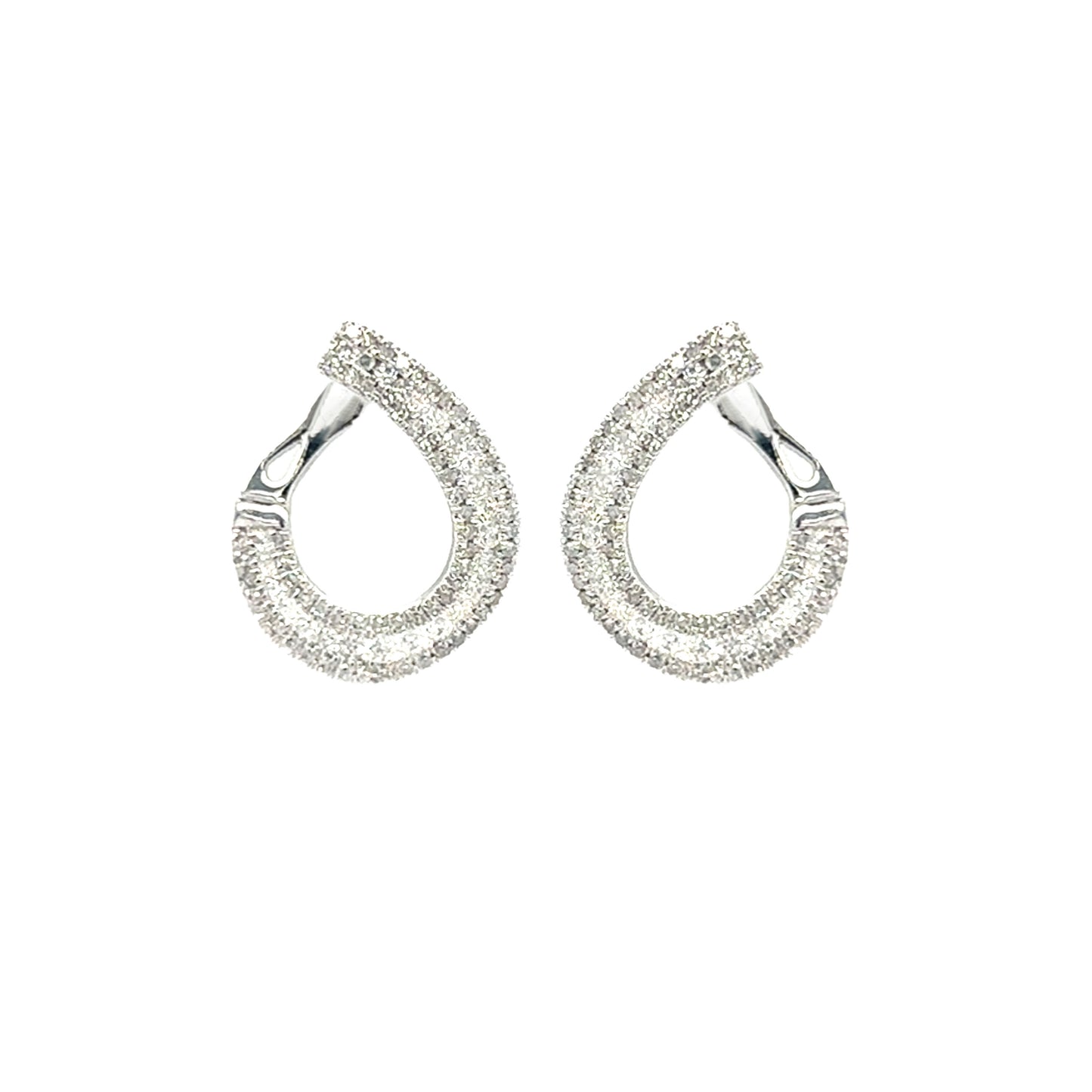Front to Back Curved Earrings