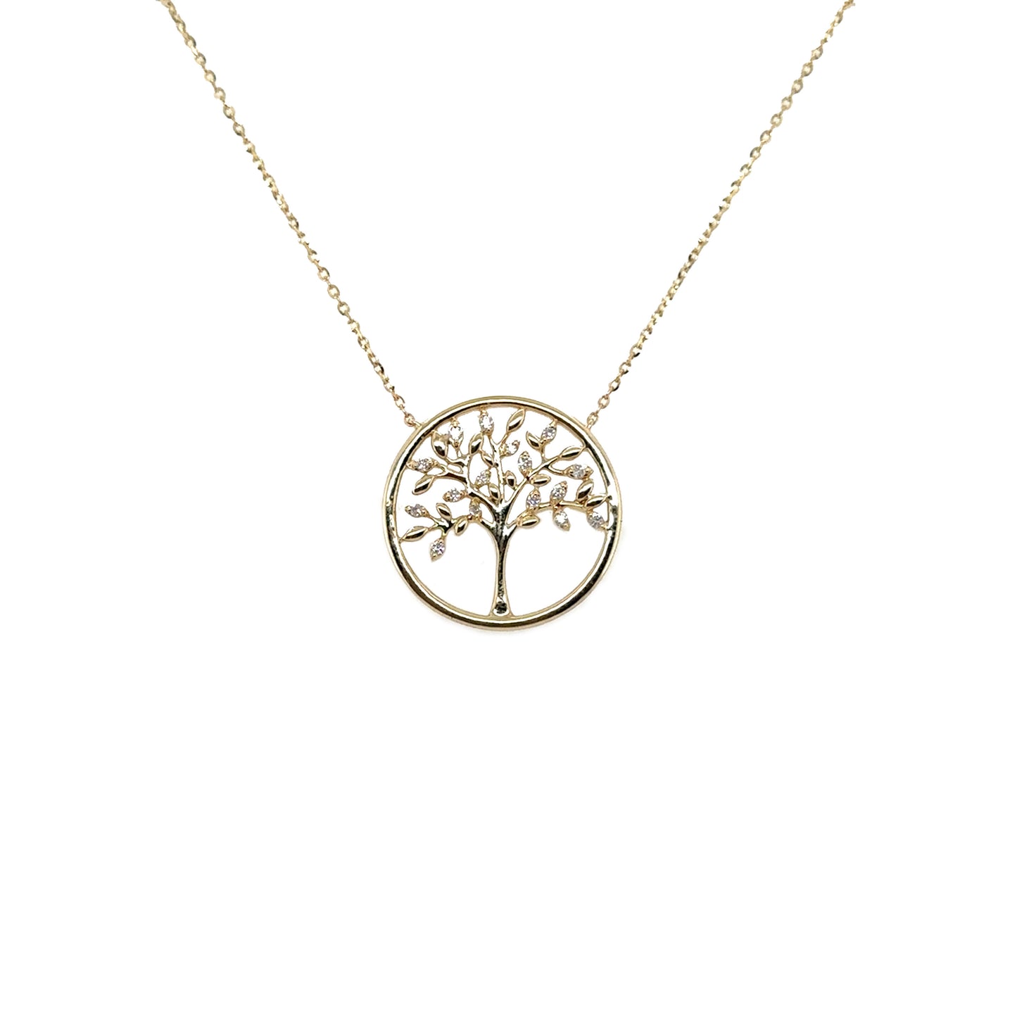 Diamond Tree of Life Necklace