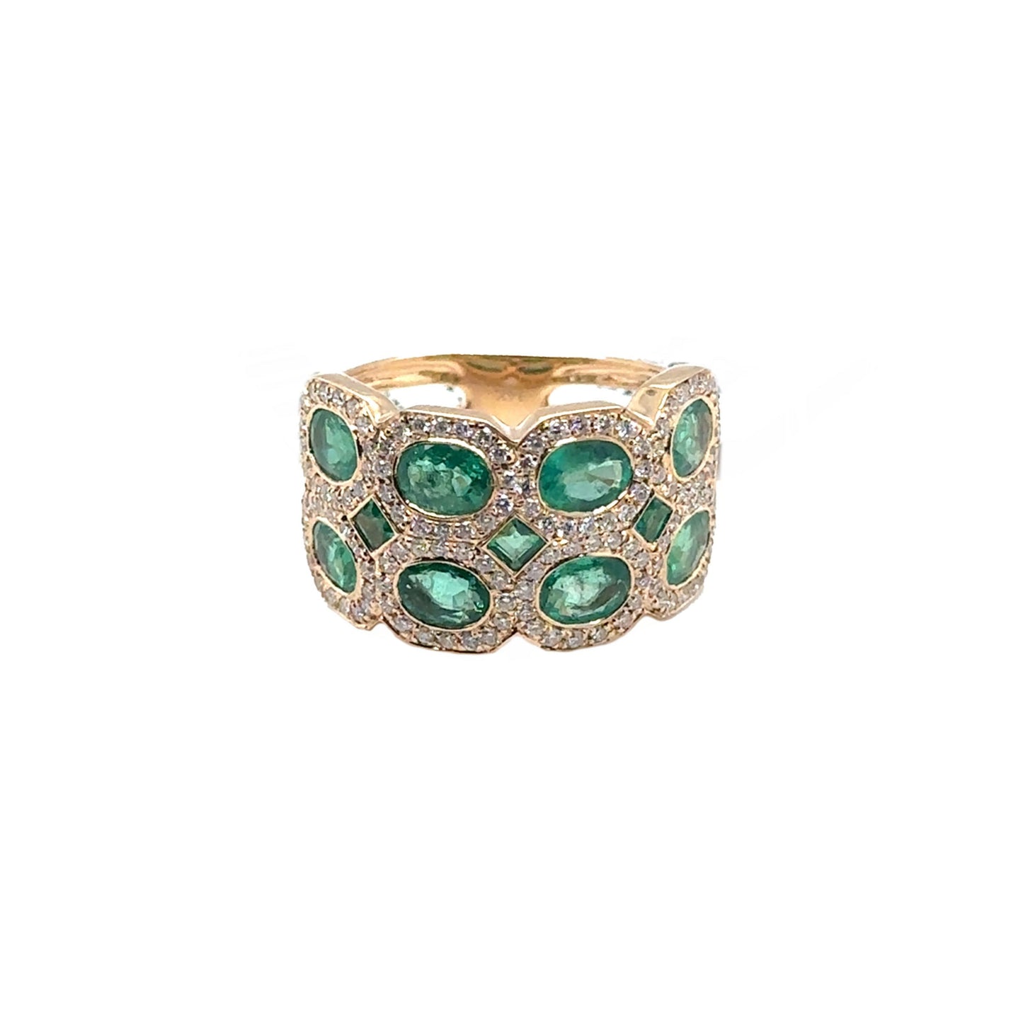 Emerald and Diamond Ring