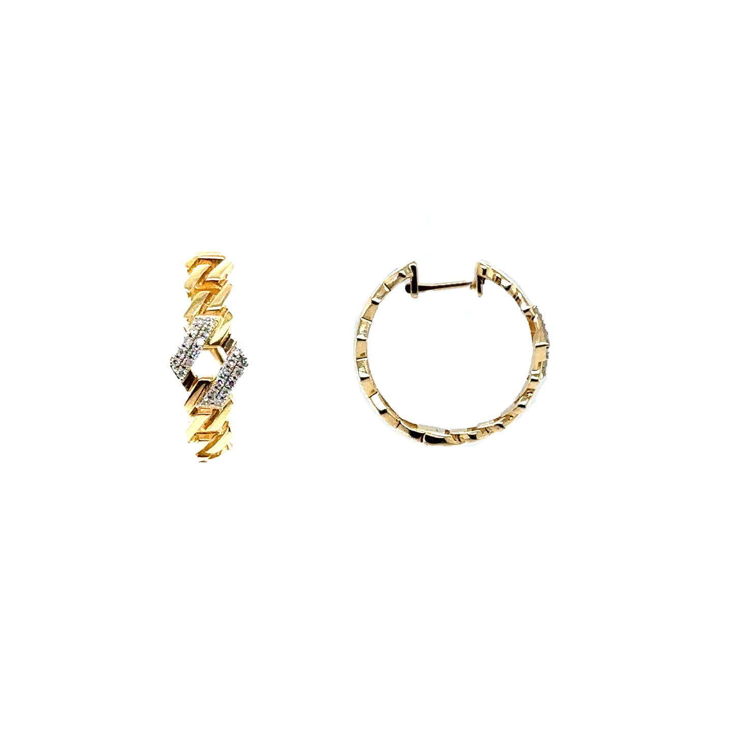 Geometric Chain Diamond Hoops