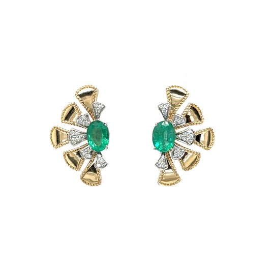 Emerald and Diamond on-ear Crawlers