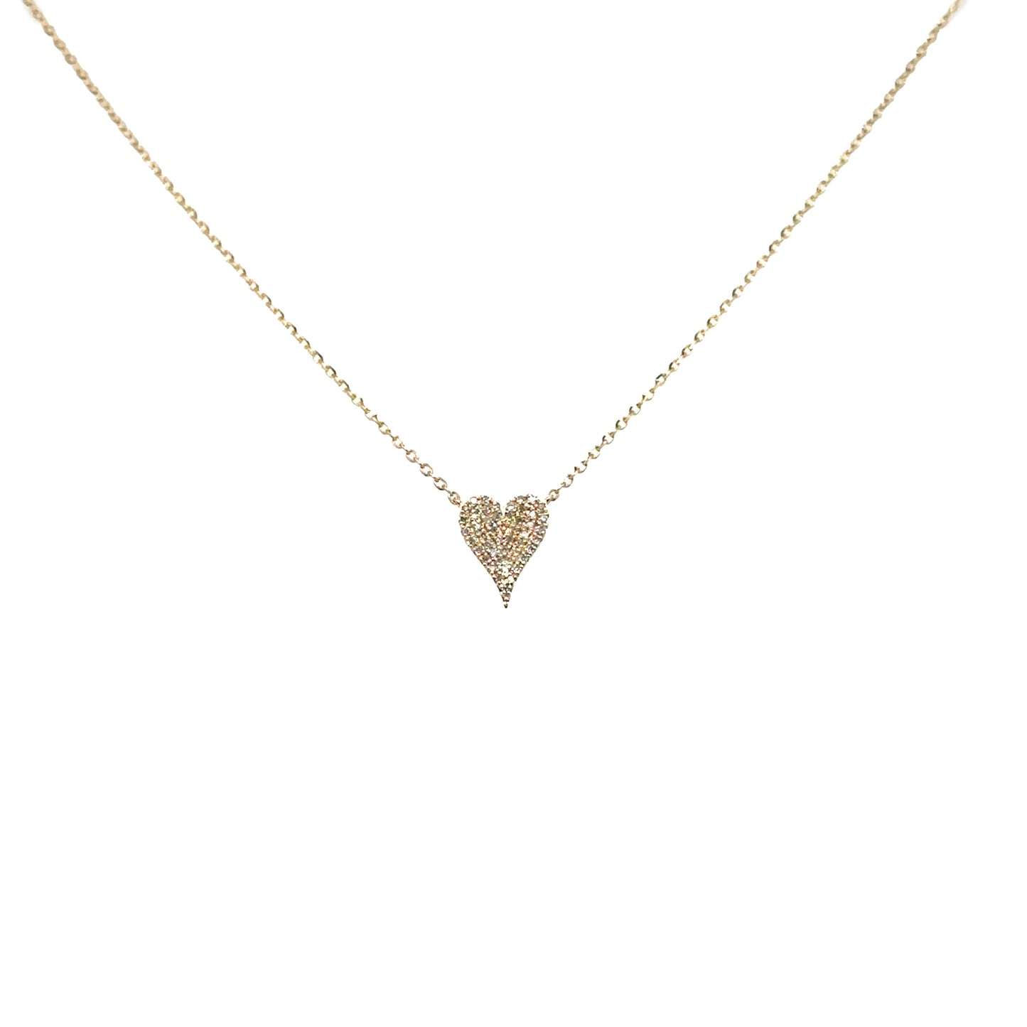 Diamond Heart Pendant Necklace