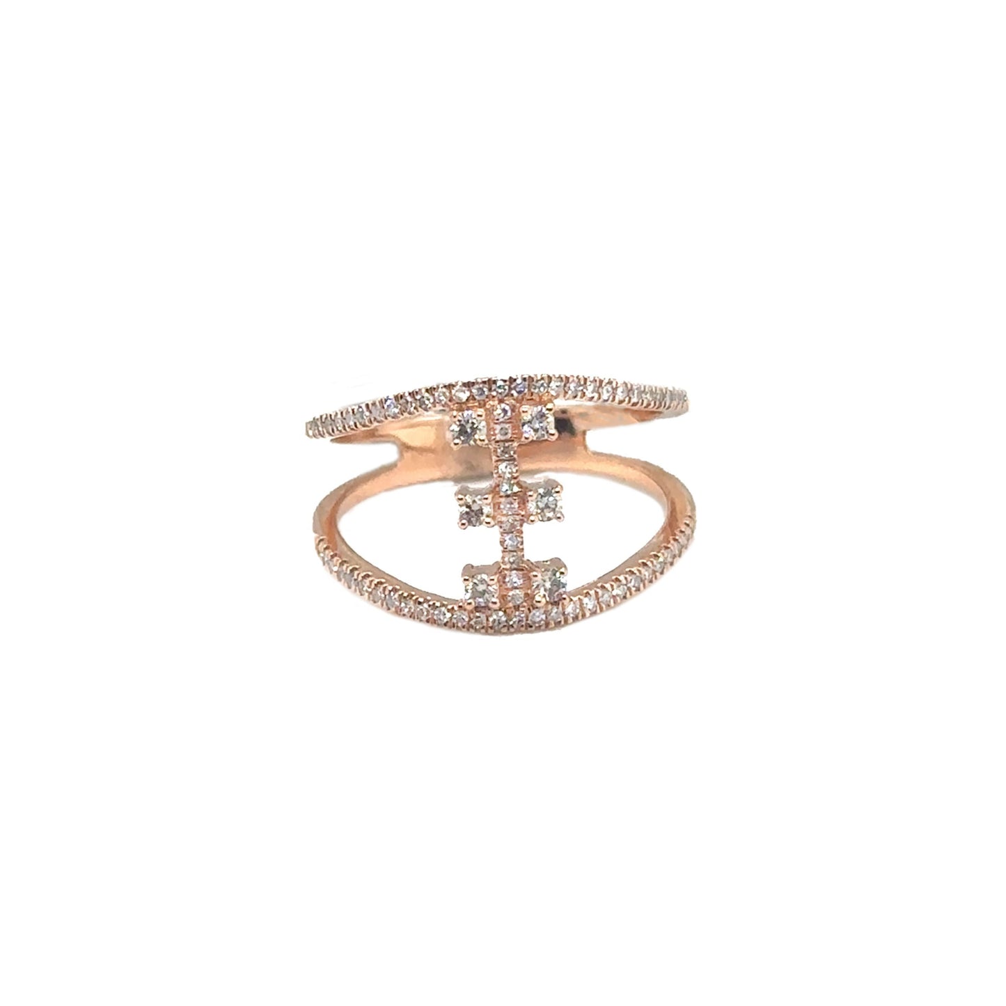 Double Row Diamond Ring