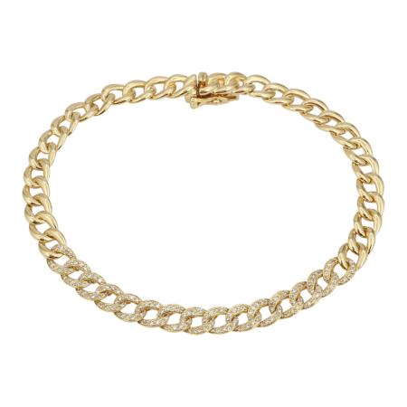 Diamond Cuban Chain Bracelet