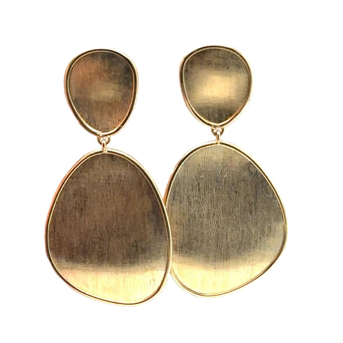 Brushed Plate Earrings