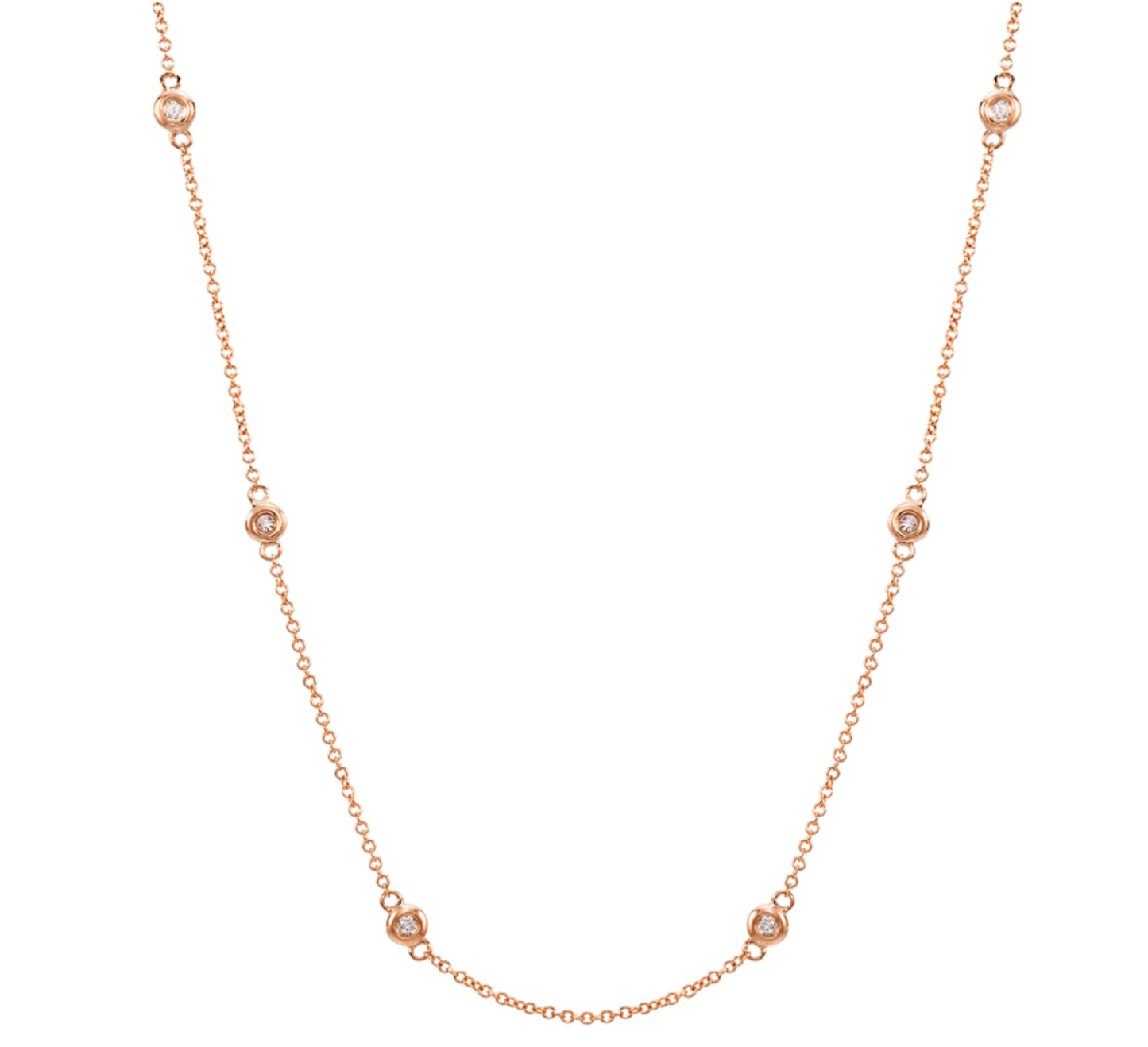 Diamond By the Yard Necklace
