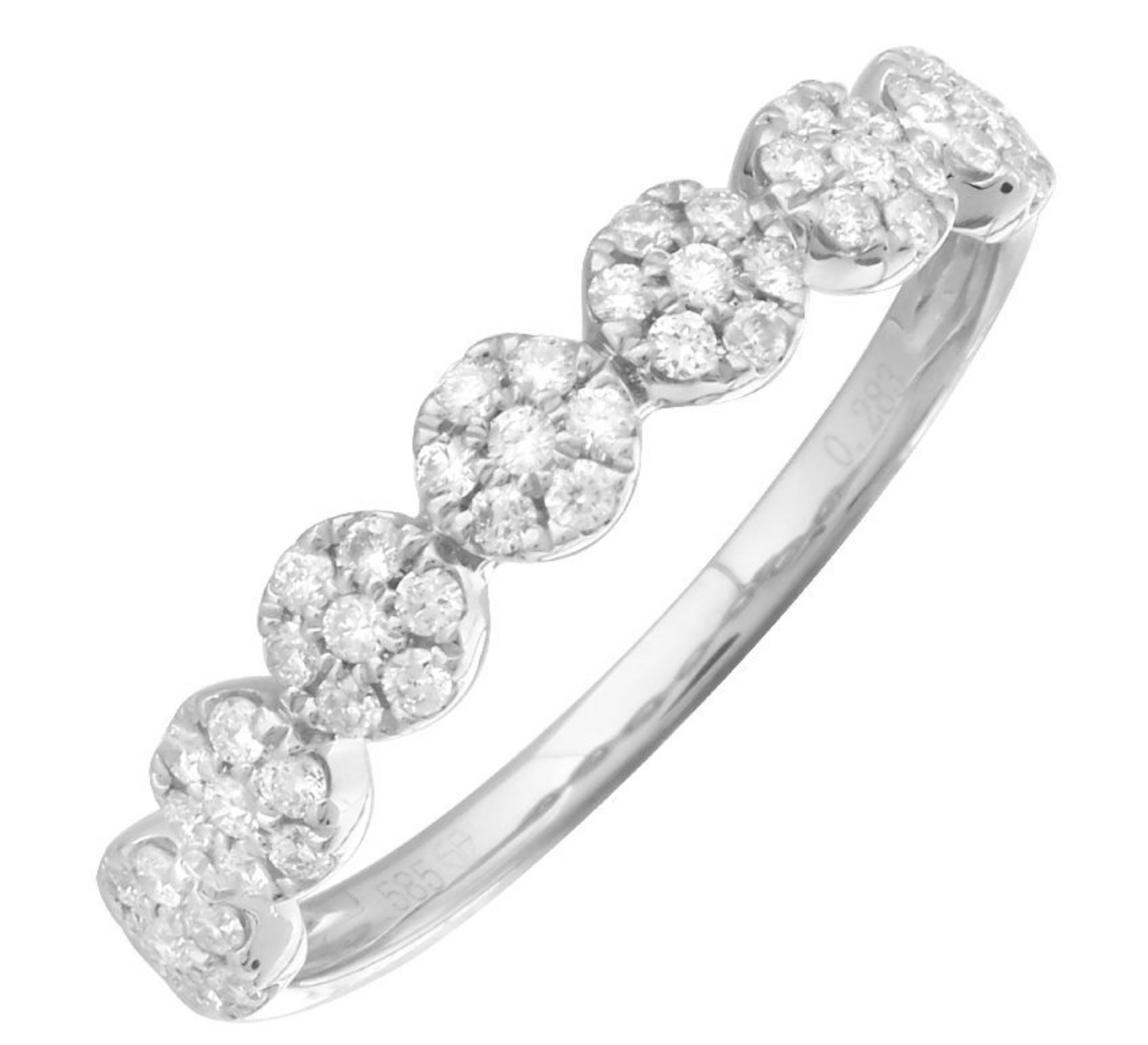Diamond Cluster Ring
