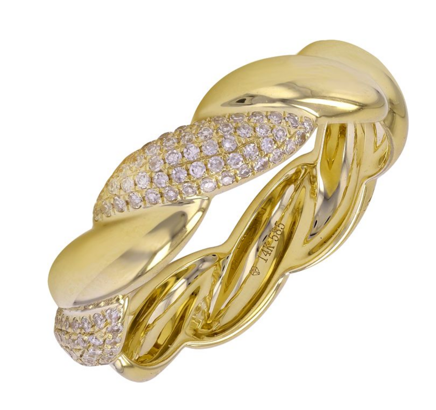 Diamond Rope Ring