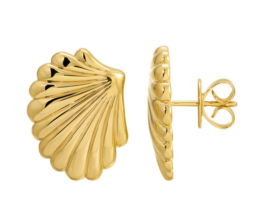 Gold Shell Studs