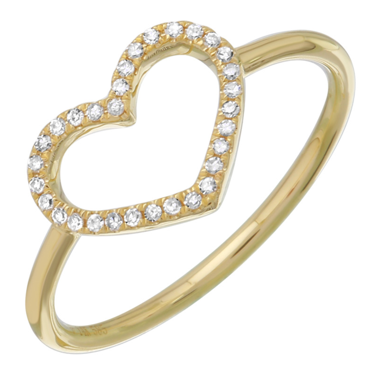 Heart Diamond Ring