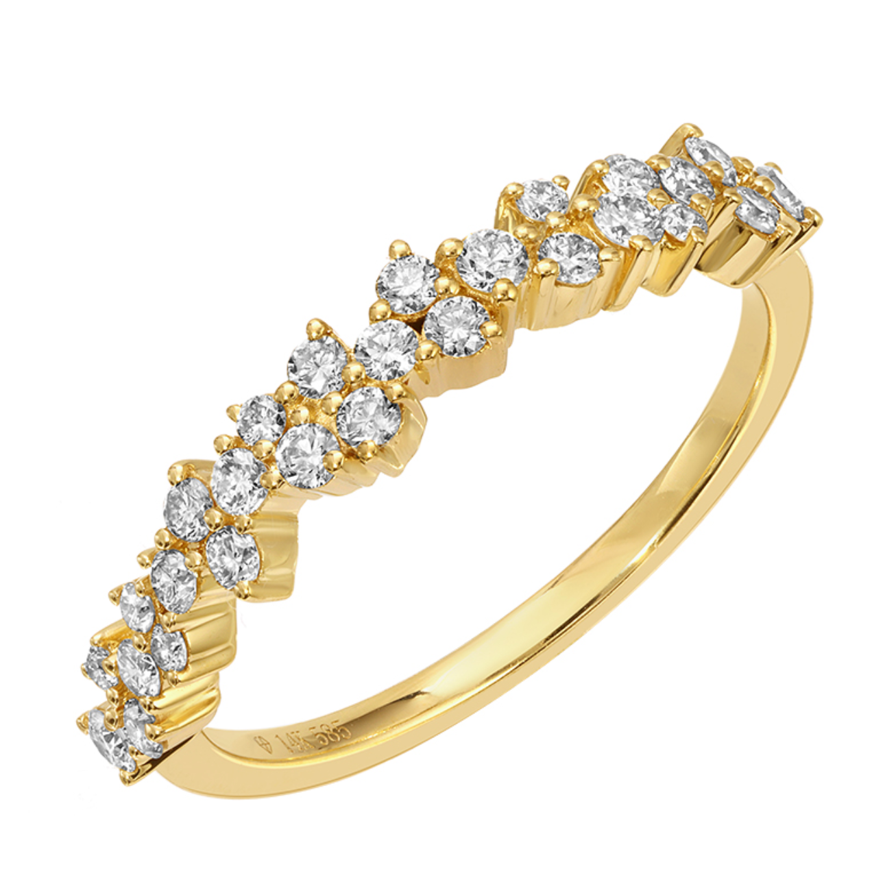 Diamond Pattern Ring