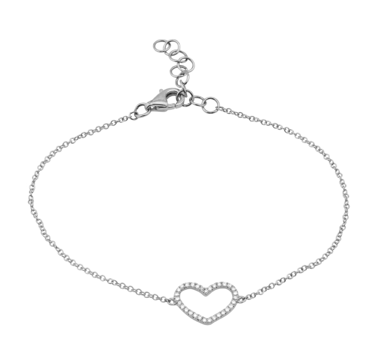 Diamond Heart Bracelet