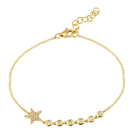 Diamond Shooting Star Bracelet
