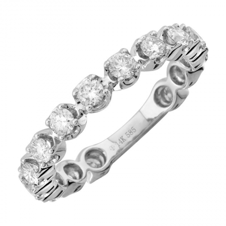 Crown Prong Setting Diamond Ring