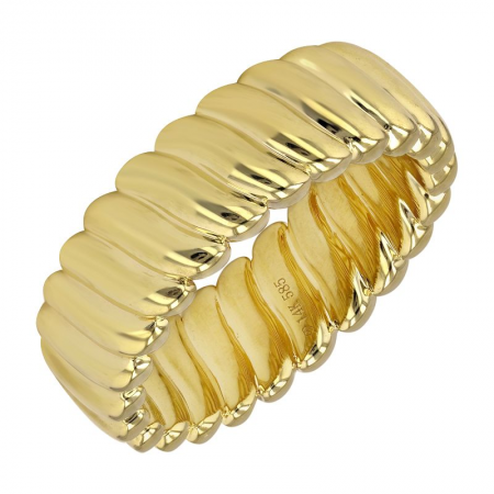 Croissant Gold Ring