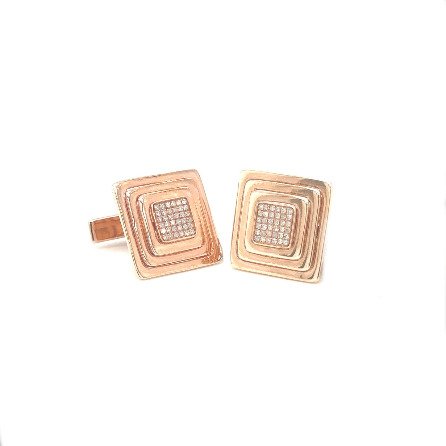 Square Diamond Cufflinks