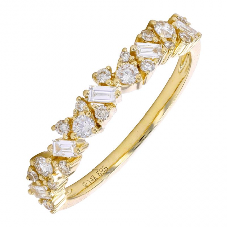 Multi-shape Diamond Ring