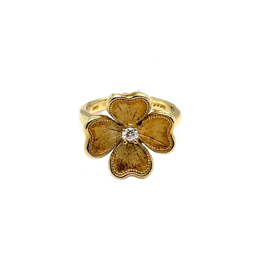 Rustic Flower Ring