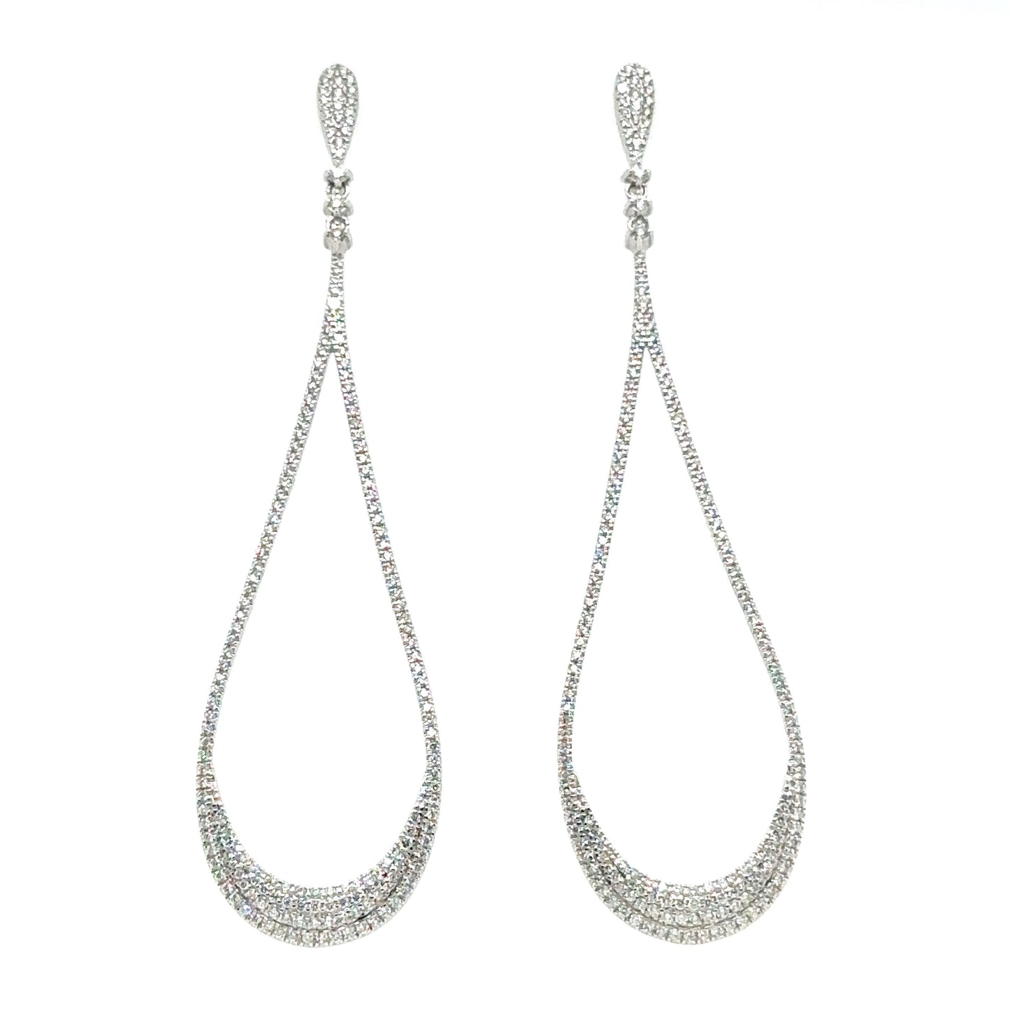 Diamond Teardrop Earrings