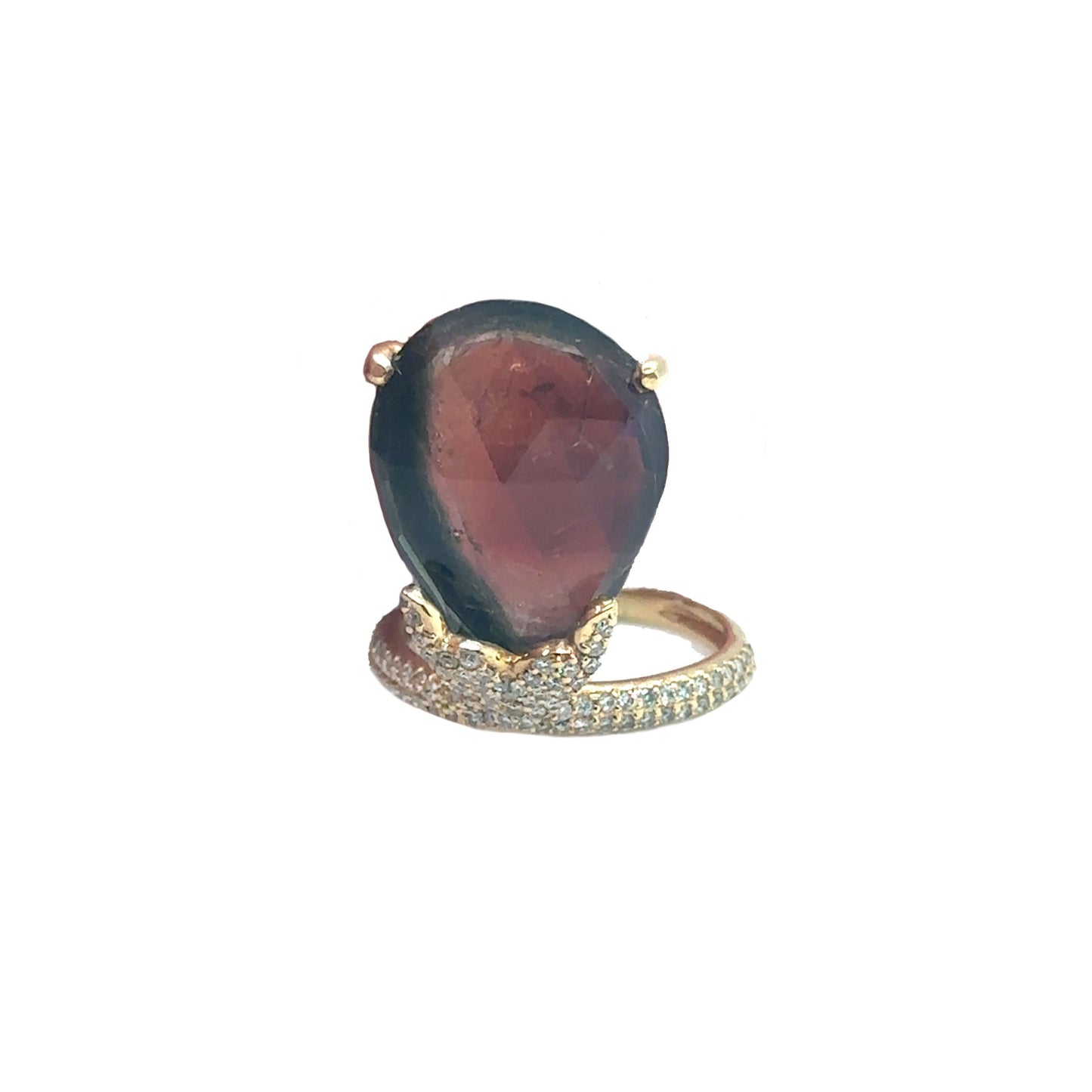 Pear Shape Tourmaline Ring