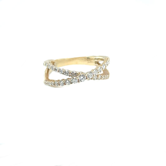 Diamond X Ring