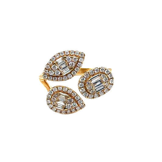 Multi Shape Baguette Diamond Ring