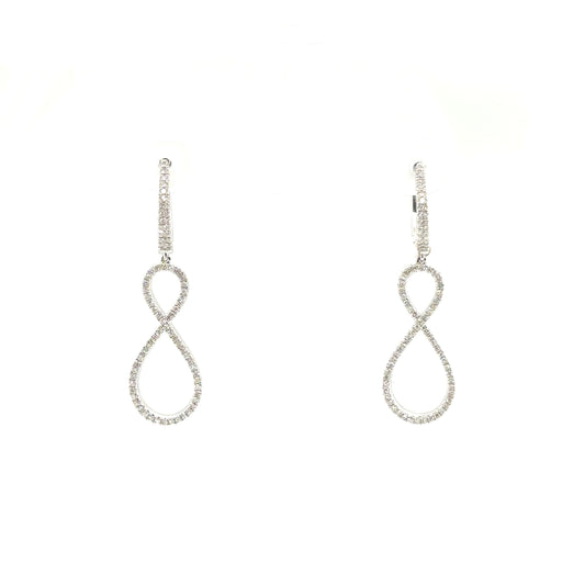 Diamond Intertwined Earrings