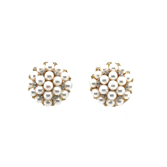 Pearl Cluster Statement Studs