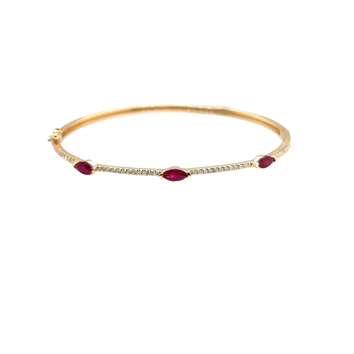 Ruby and Diamond Bangle