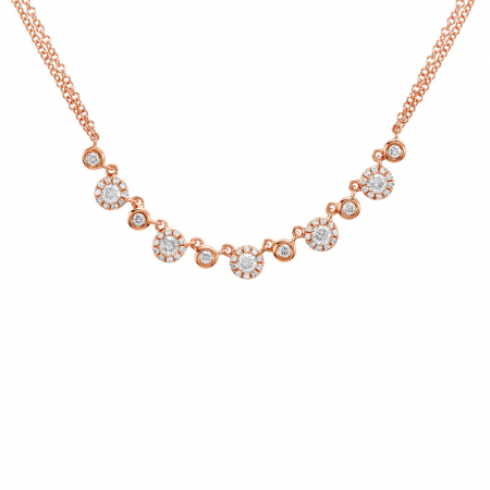 Diamond Circle Set Necklace