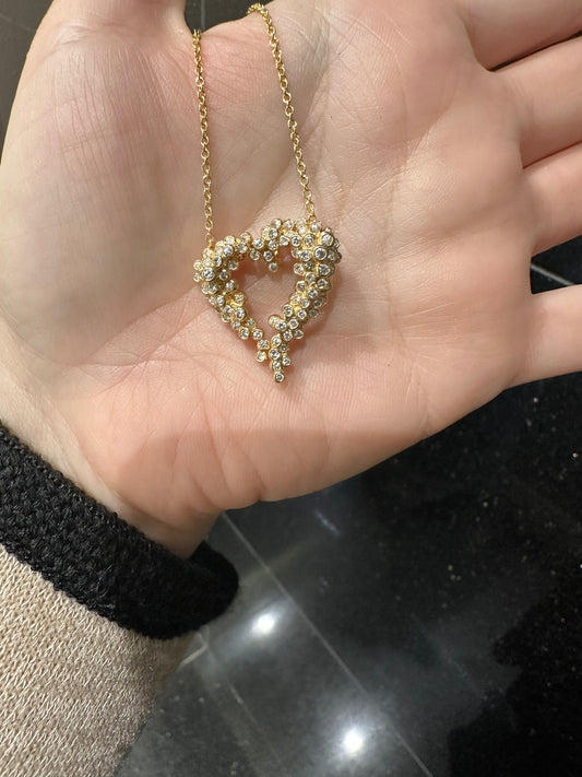 Vintage heart pendant