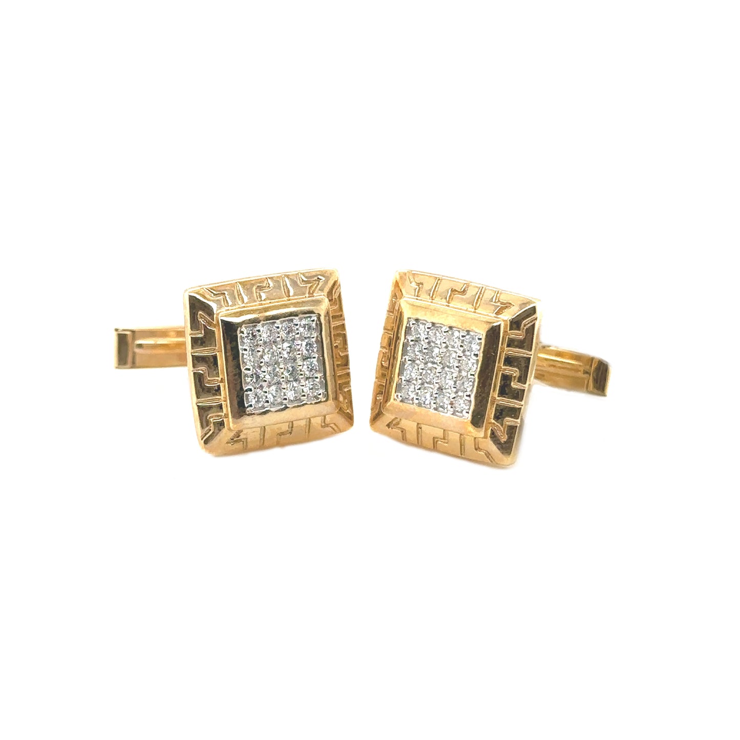 Square Diamond Cufflinks