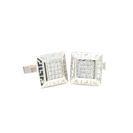 Square Diamond Cufflinks