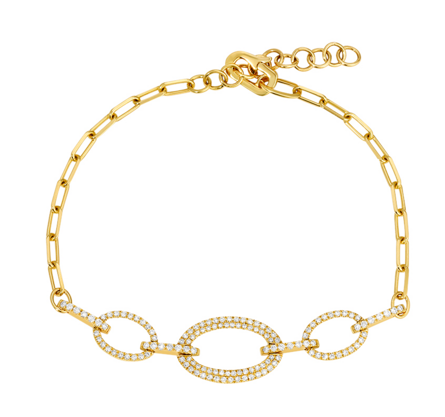 Diamond Link Chain Bracelet