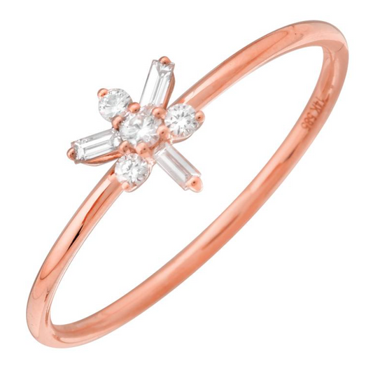 Dragonfly Diamond Ring