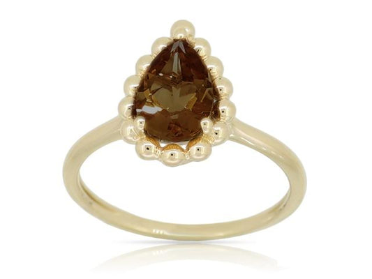 Smokey Topaz Ring