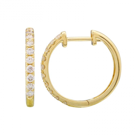 Diamond Hoops 17mm