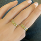 Diamond Ring with 5 Stars