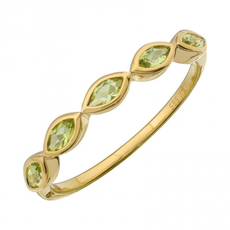 Marquise Peridot Ring