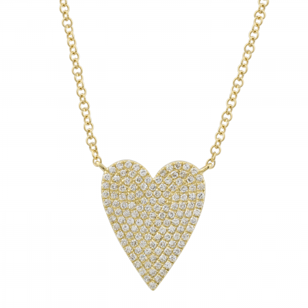 Diamond Heart Necklace.