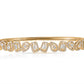 Pear and Baguette Diamond Bangle