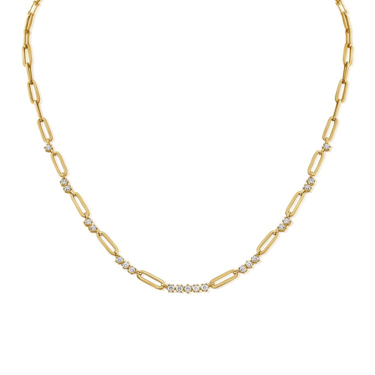 Designer Diamond Link Necklace