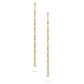 Hanging Solitaire Diamond Earrings