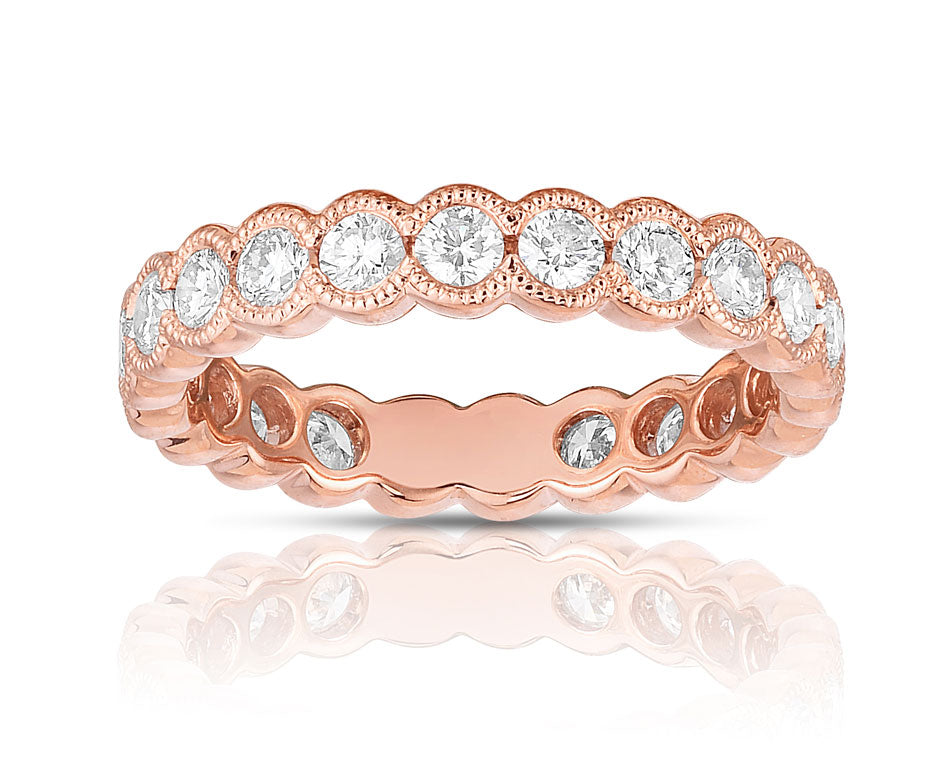 Bezel Set Diamond Eternity Band