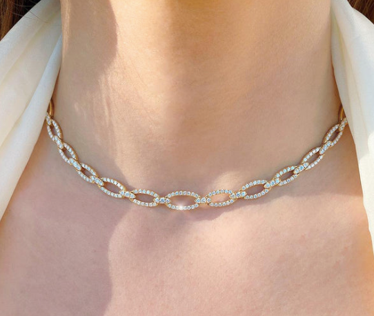 Diamond Link Necklace